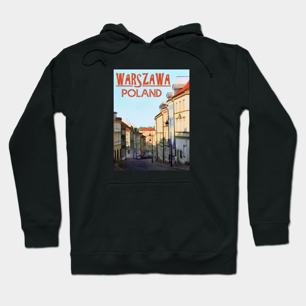 WARSZAWA - POLAND Hoodie by M&N Imagerie